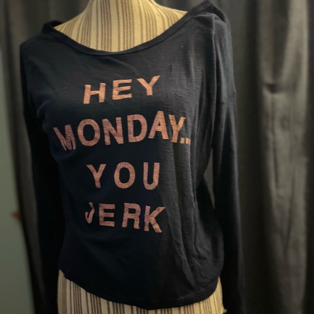 Darling Navy Long Sleeve Tee
